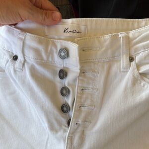 KanCan white  Button-Fly Denim